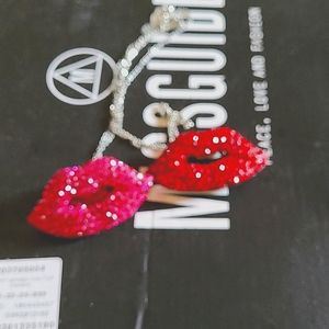Pink or Red Lip Necklaces